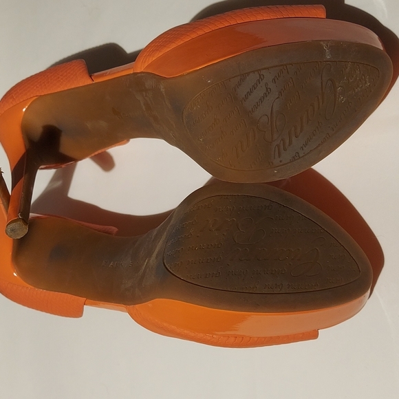 Gianni Bini leather platform heels size 7.5 M - Picture 8 of 9